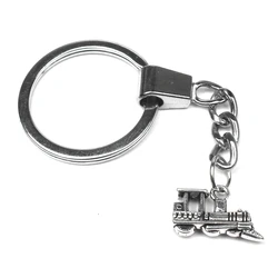 New Creative Steam Train Locomotive Design Metal Keychain Punk Rock Car Keychain Chain Hot Christmas Gift Woman Party Souvenir
