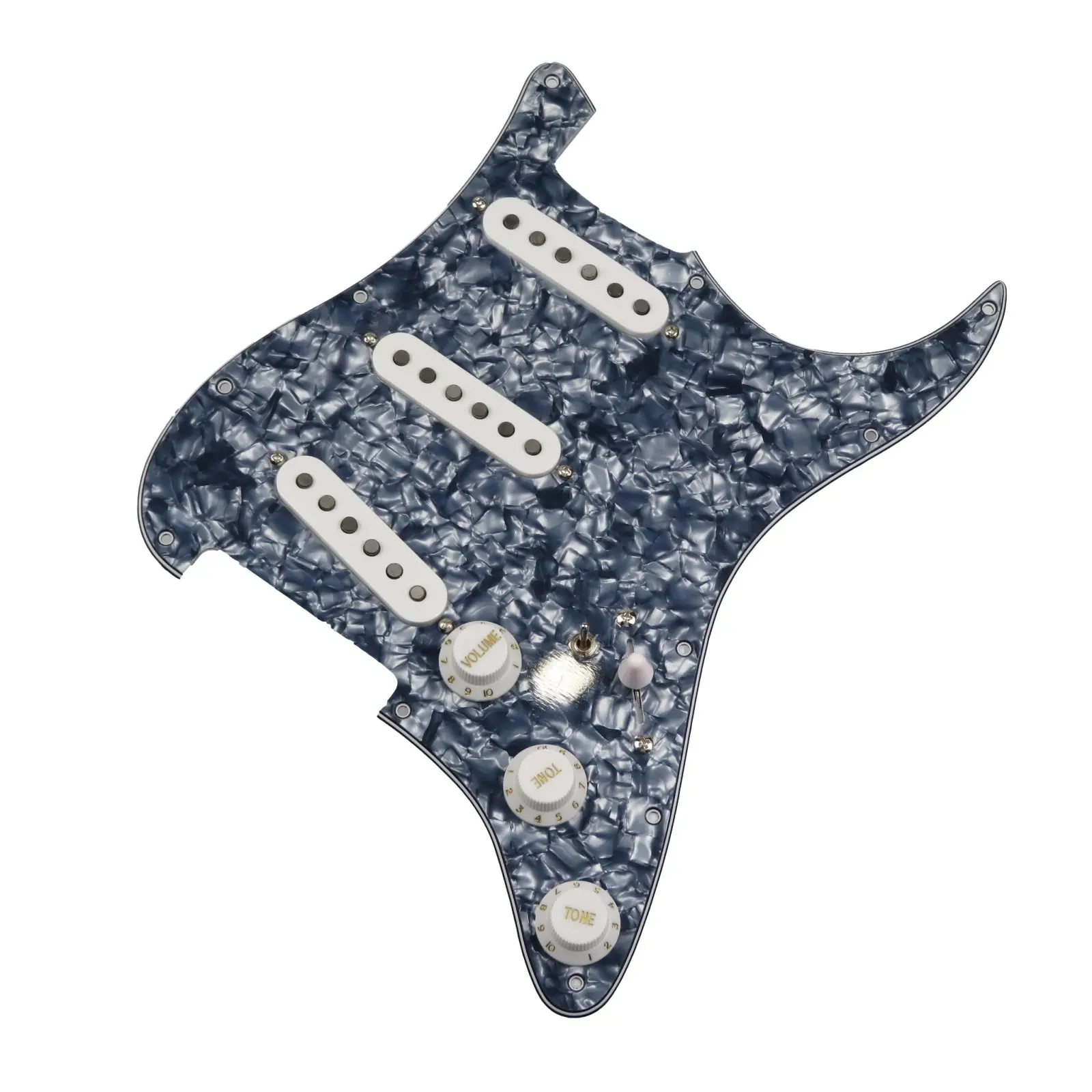 7-Way loaded pickguard Guitar Pickups SSS 60s Style single coils Alnico 5 Pickups wiring pickguard