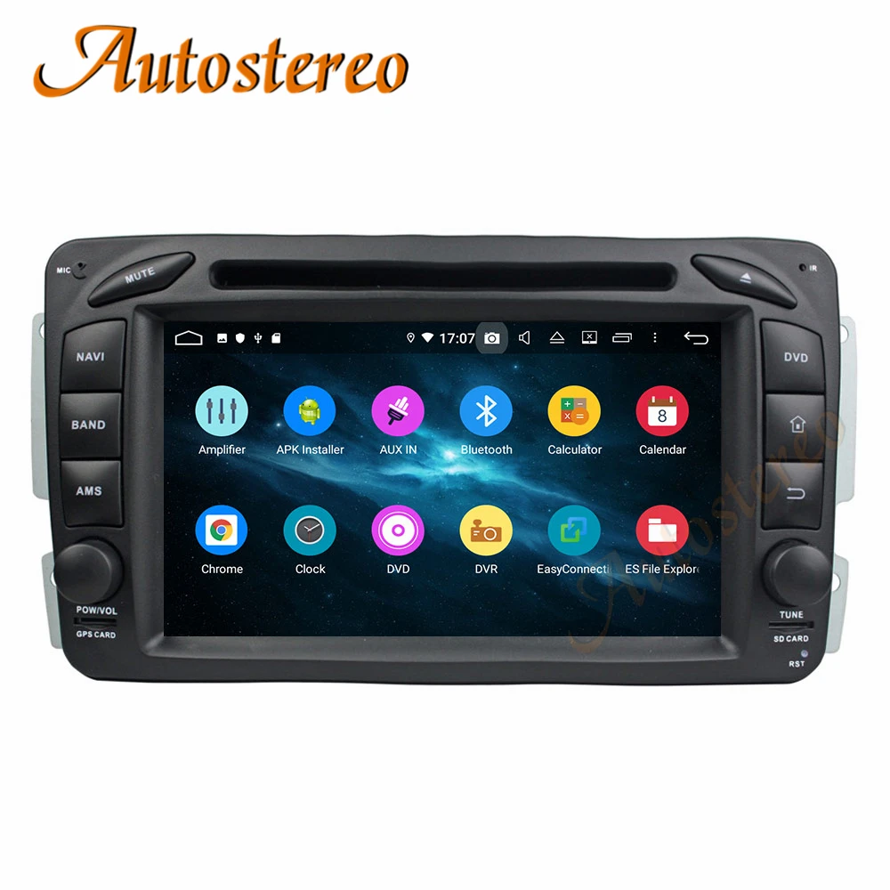 Android 13 8G+256GB Car DVD Player Multimedia Player GPS Navigation For Benz W203/W209/W463/W168 Auto Radio Stereo Head unit DSP