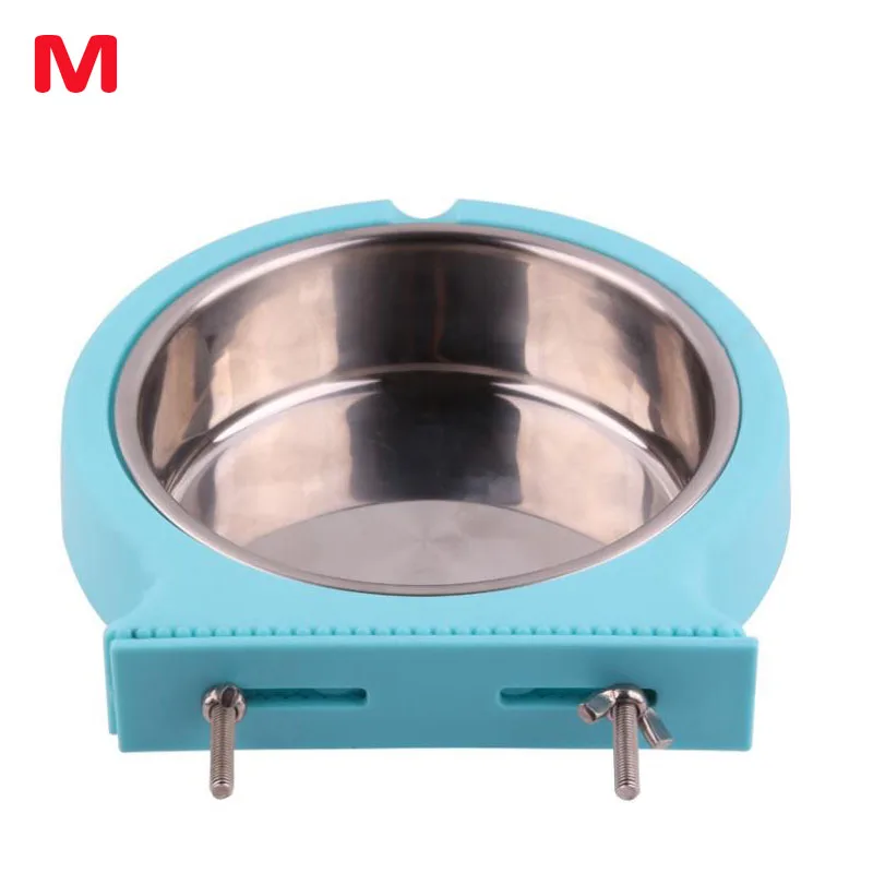 Hanging Stainless Steel Non-Slip Feeding Bowl For Pets Anti-fall And Anti-bite Dog Bowl And Cat Anti-fall Feeding Bowl