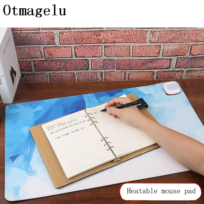 600X360MM Large Mouse Pad Game Mouse Keyboard Pad Waterproof Computer Warm Hand Heating Mat Electric Heating Table Treasure