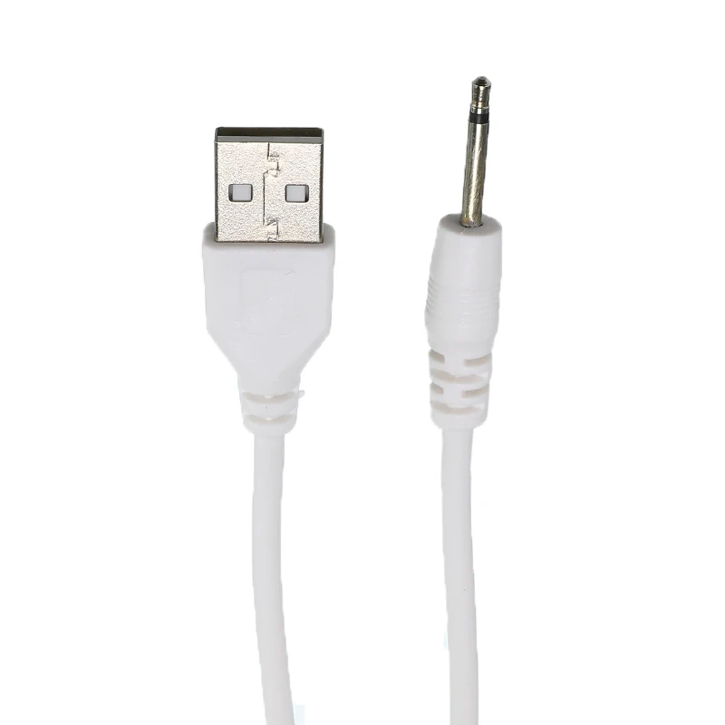1m USB 2 To DC 2.5mm 2A Charging Line USB Mono Audio Cable Jack USB Plug Aux 2.5mm Audio Vibroseismic Charging Cable 17.4mm 