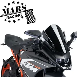 Motorcycle Sports Racing Windshield WindScreen Deflector Visor Viser For Double Bubble For RC125 RC250 RC390 2014-2020