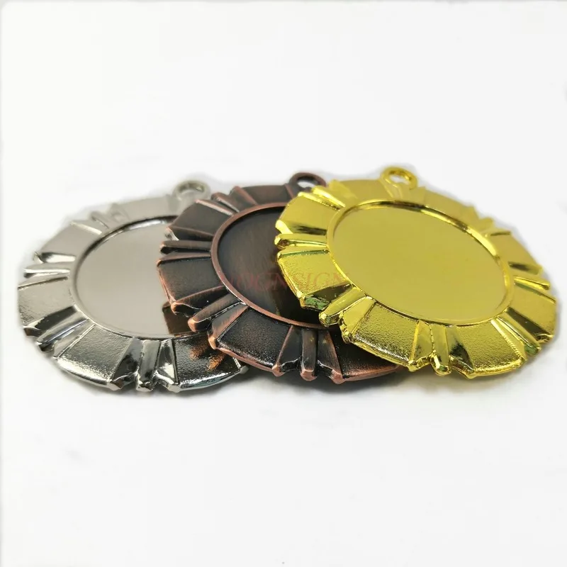 Medaillespellen Medaille Competitielijsten Kinderen Kleuterschool Prijzen Metalen Medaille Schoolfabriek Sport 2021