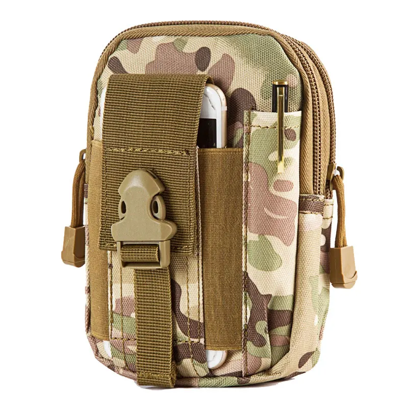 Tactical Bag EDC Molle Bag Camouflage Small Pouch Outdoor Worker Travel Camping Waist Pack