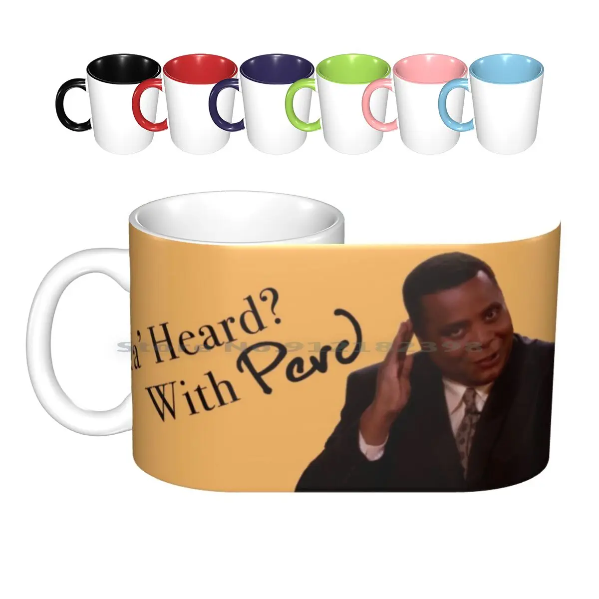 Ya’ Heard ? With Perd Ceramic Mugs Coffee Cups Milk Tea Mug Parks And Recreation Parks And Rec Perd Parks And Recreation Tv