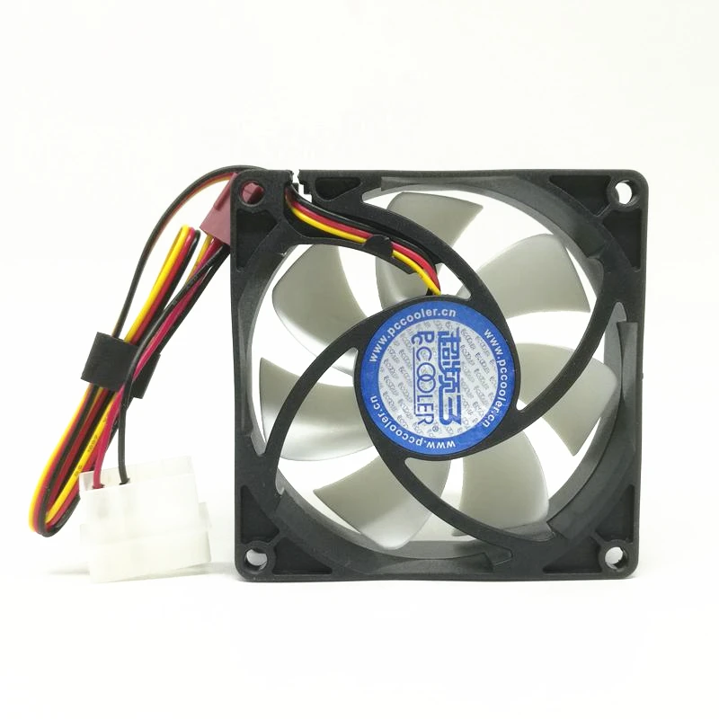 

New Hydro bearing DC12V Silent 80MM 8025 80*80*25MM 8*8*2.5CM chassis Fan Computer Case Fan 3pin and 4D