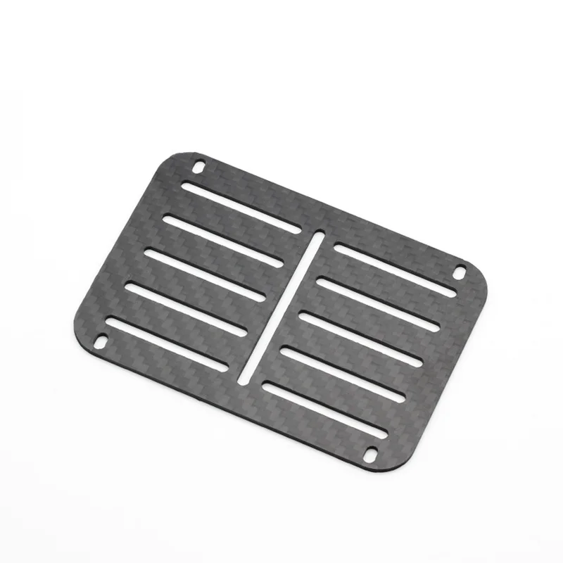 Aircraft PTZ Battery Carbon Fiber Mounting Plate for S380 ZD550 Quadcopter Helicopter