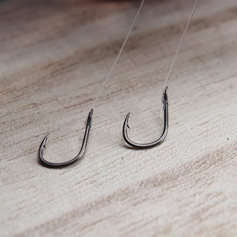 8Pcs/Lot Fishing Hooks Subline Double Hooks Set Fishing Hook Barbe Two-Line Hooks Stainless Steel Fishhooks Sharp Hooks