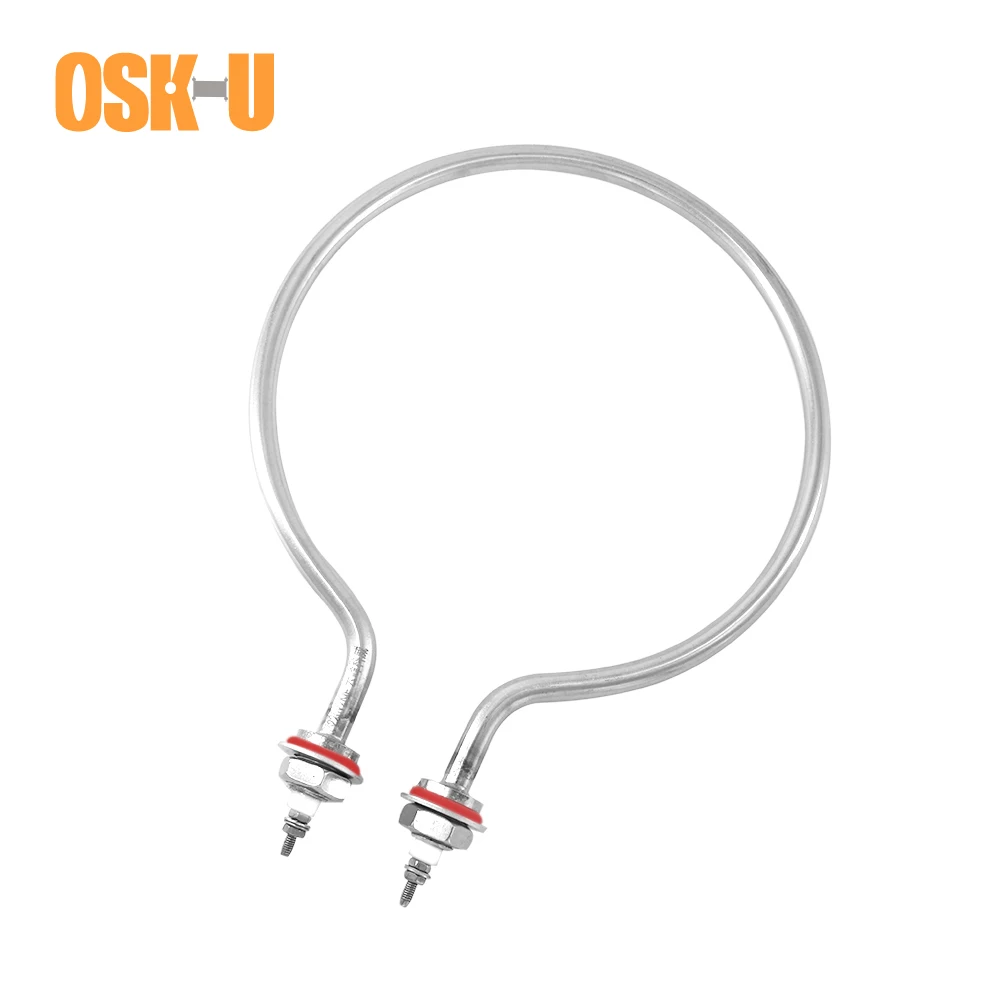 Electric Heating Element 220V 2KW Heater Element M16 Thread Stainless Steel Tubular Heating Pipe for Kitchen Appliance