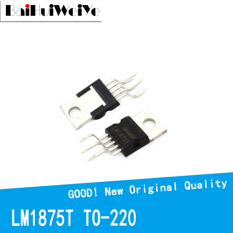 5PCS/LOT LM1875T LM1875 1875T 20W TO-220-5 Audio Ampli Transistor MOSFET New Good Quality Chipset