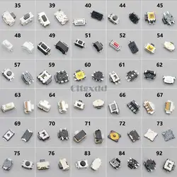 Cltgxdd 30models 30PCS  2*4 3*4 3*6 3X6X3.5MM Tactile Tact Push Button Micro Switch For Samsung S4 HTC Nokia Motorola Xiaomi