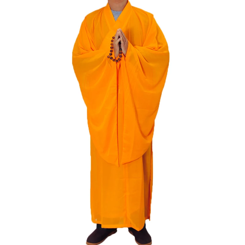 5 Warna Budha Zen Jubah Lay Biksu Meditasi Gaun Biksu Pelatihan Seragam Sesuai Berbaring Buddha Pakaian Set