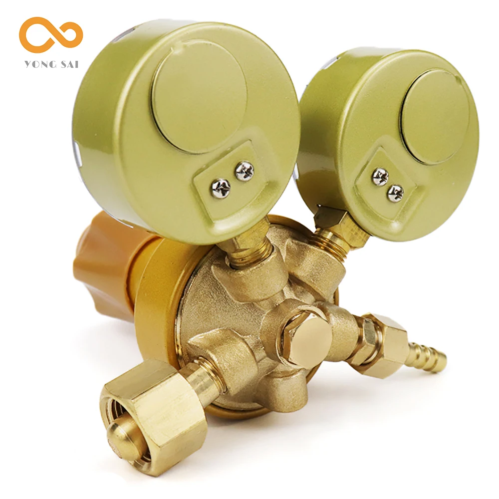 Explosion-proof Oxygen/Propane/Acetylene/Argon Pressure Reducer Gas Valve Gas Welding Pressure Gauge Argon Regulator Flow Meter