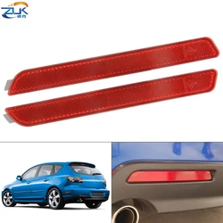 ZUK Rear Bumper Fog Light Fog Lamp Reflector For Mazda 3 M3 Axela Sport Sedan Hatchback Model BK 2004 2005 2006 2007 2008 2009