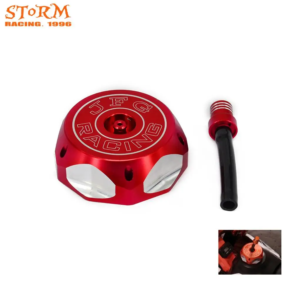 Gas Cap Gas Fuel Tank Cap with Breather Valve Universal CNC For CRF CR XR 50cc-150cc RM KX KLX TTR SSR Apollo Motorcycle Parts