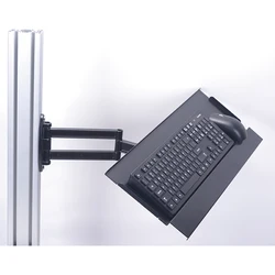 Aluminum Keyboard Mouse Tray Rotary Holder Wall Mounted Keyboard Stand Bracket For Simracing MOD Racing Game Simulator