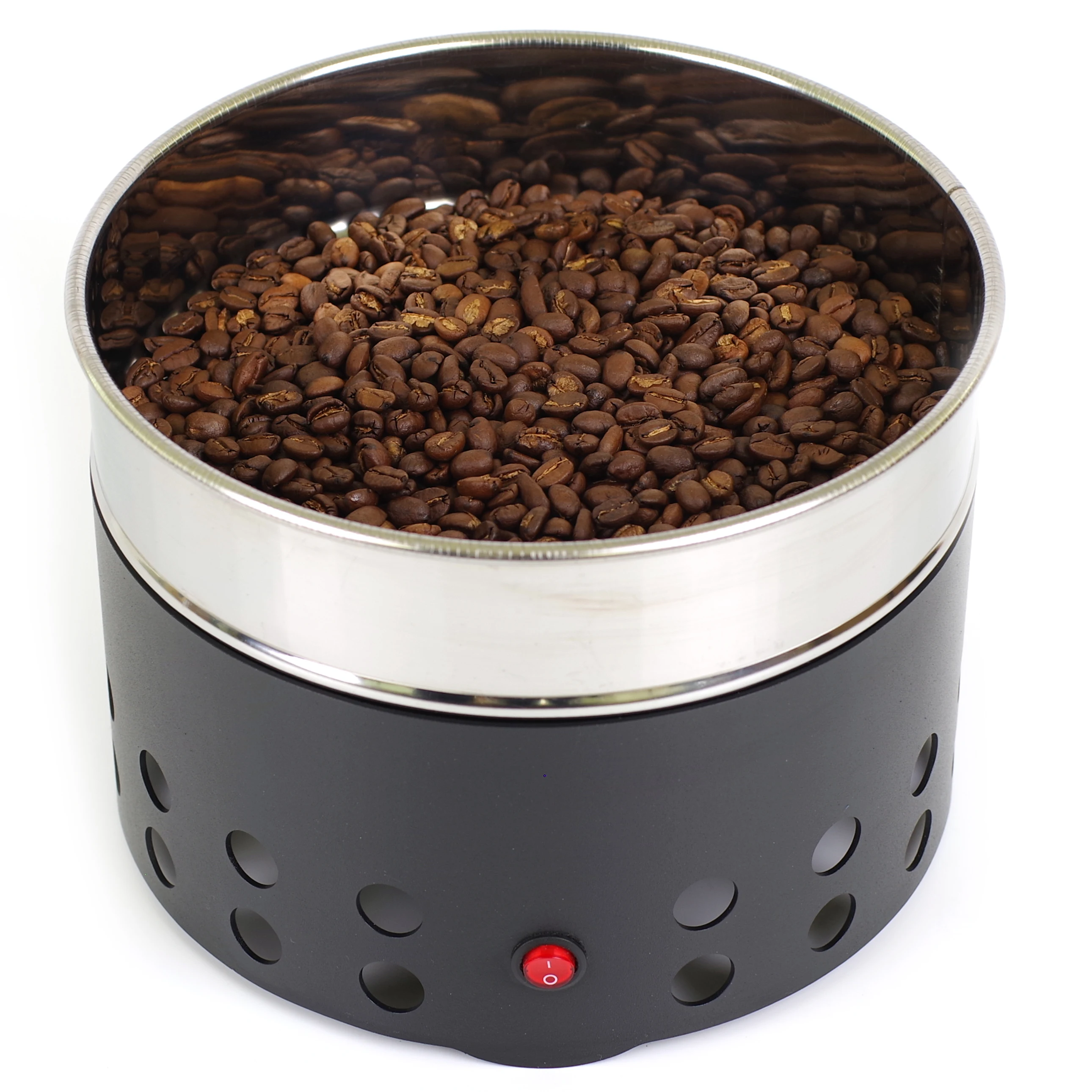 AC 110-240V Coffee Bean Cooler Electric Roasting Cooling Machine Stainless Steel Radiator Capacity Baked Bean Cooling Tray 600G