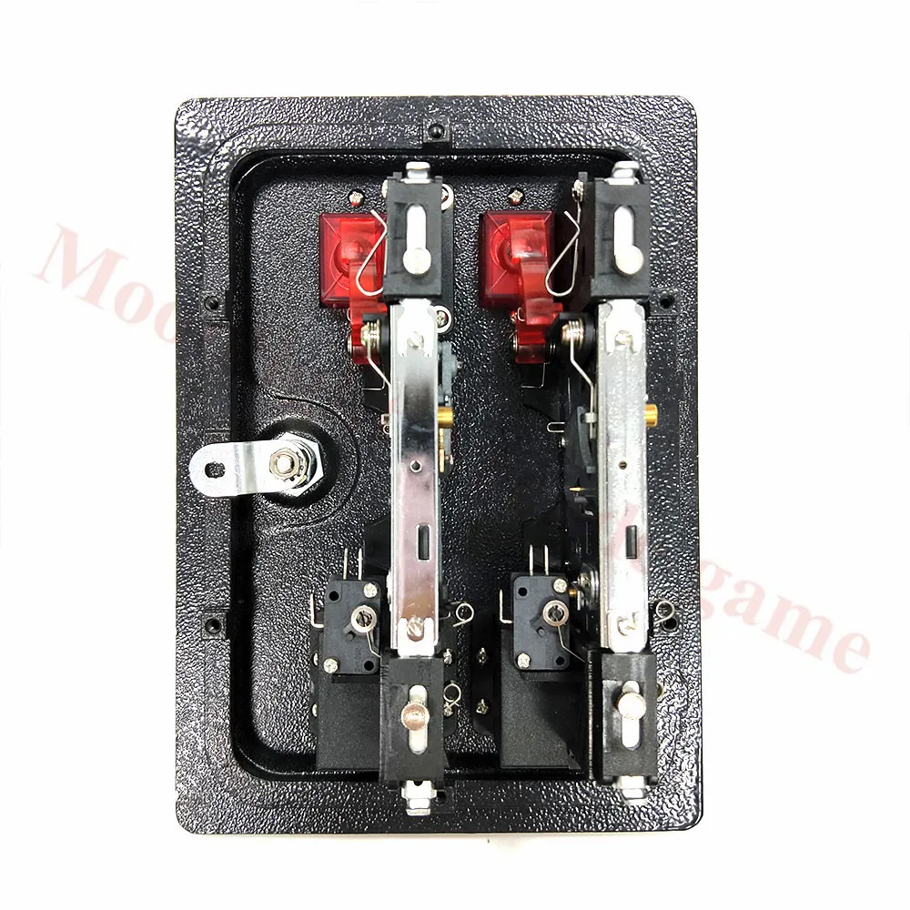 Good quality 25cents Arcade Game American style dual Coin Door With Quarter Acceptor For MAME or Arcade Replacement Iron Door