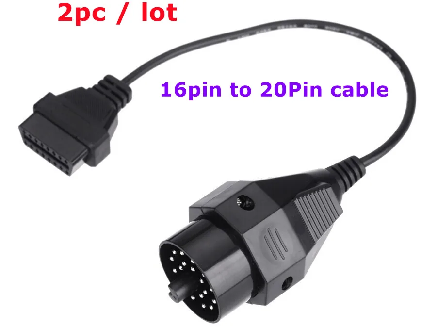 

Diagnostic Cable 16pin to 20pin OBD Cable for BMW Vehicle Inspection Line Adapter Cable Cable