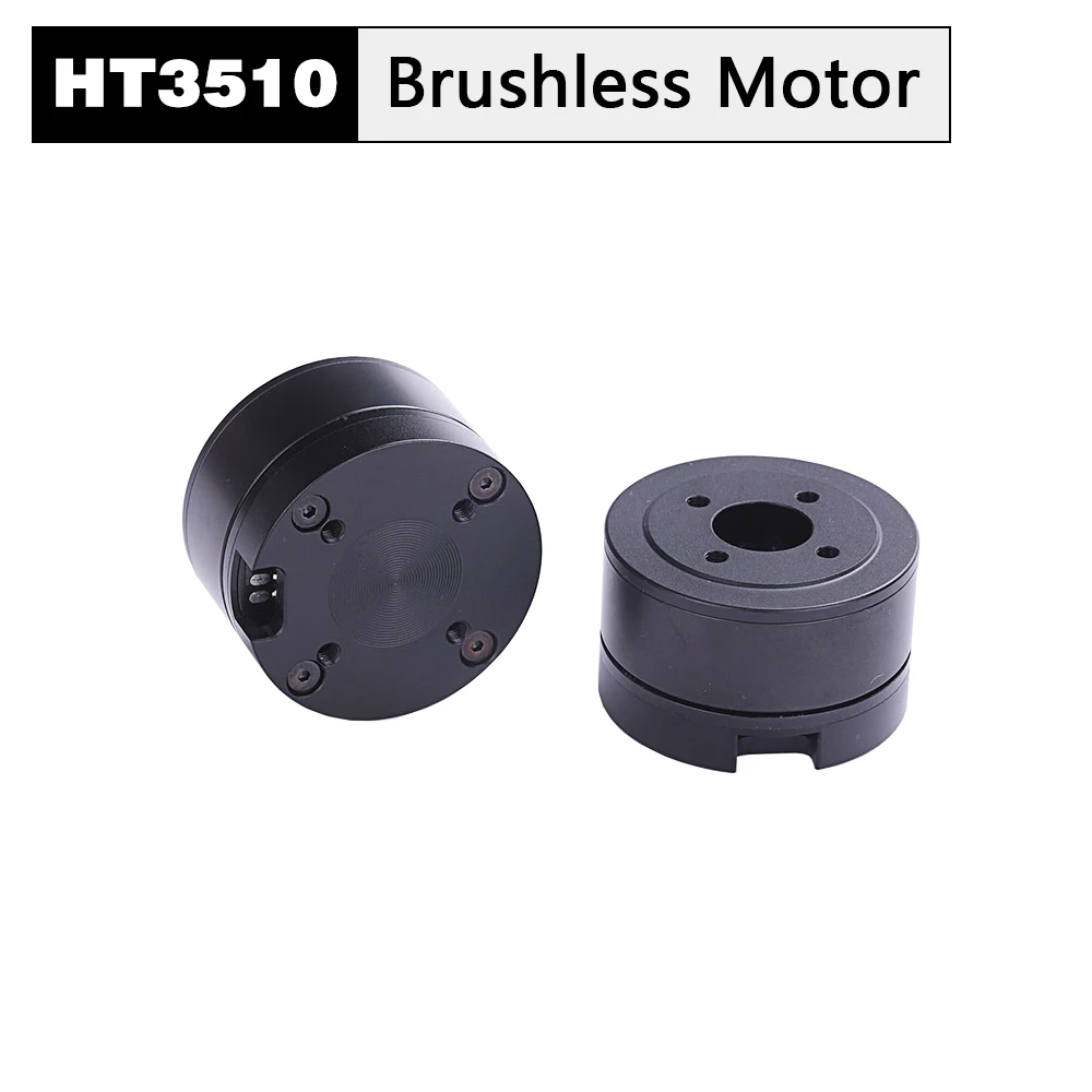 

HT3510 Gimbal Camera Brushless Motor 12.6mm Hollow Shaft Motor for 12CH Slip Ring ILDC Encoder Motor with AS5048A/AS5600 Encoder