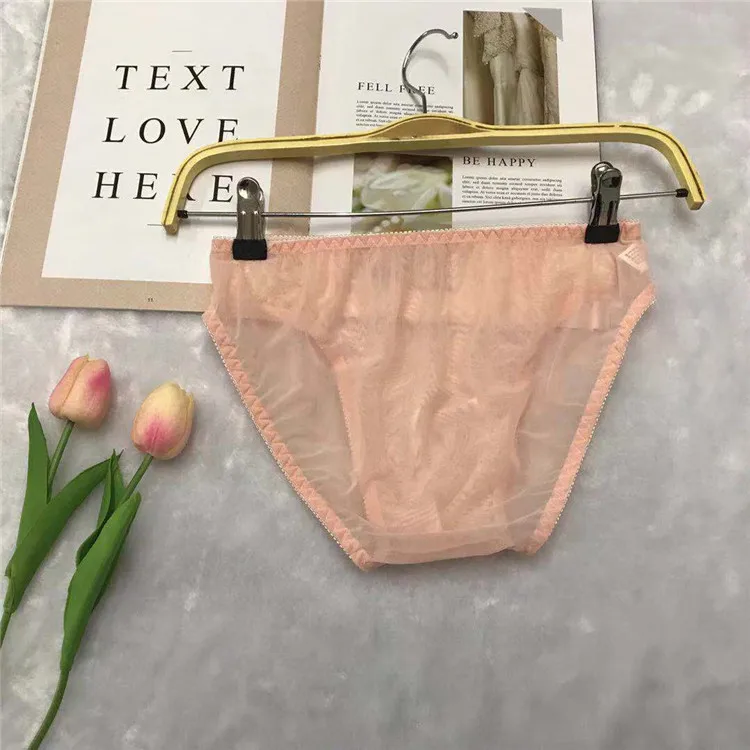 New style sexy lace mesh fabric transparent fashion design natural comfortable underwear Men\'s briefs men underwear
