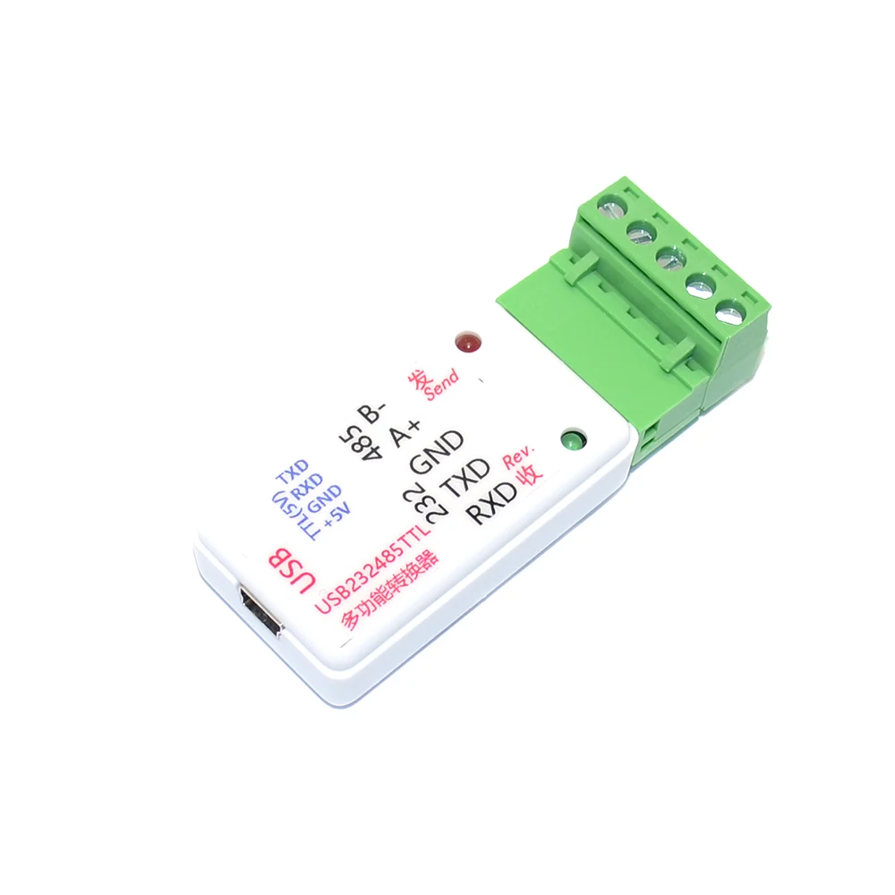 Triple convertisseur de lumière USB PER-3IN1-USB-TTL à USB 485 à 232 232 à 485