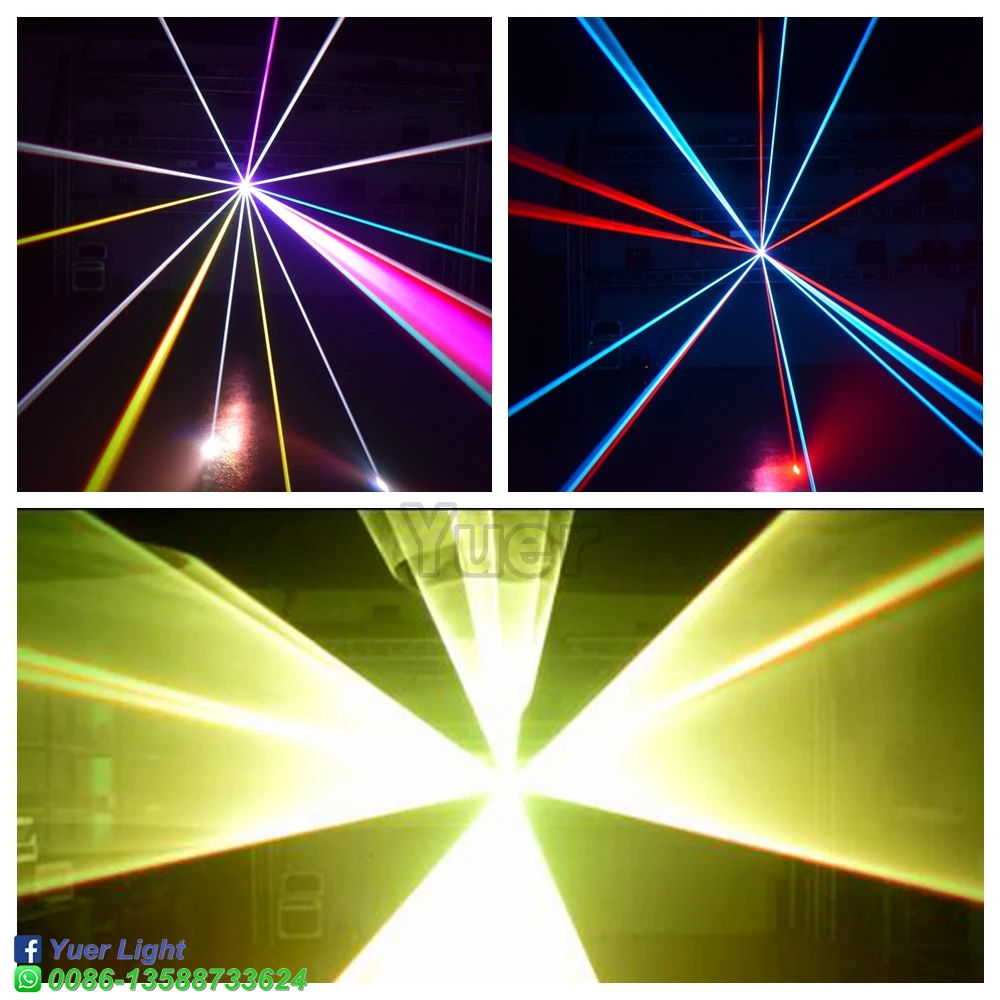 Imagem -05 - Laser Scan Laser Light para Festa de Casamento Profissão Laser Light Feixe Forte Iluminação Dmx Clube dj Disco Animação 3d Laser Lights 10w Ilda 30kpps