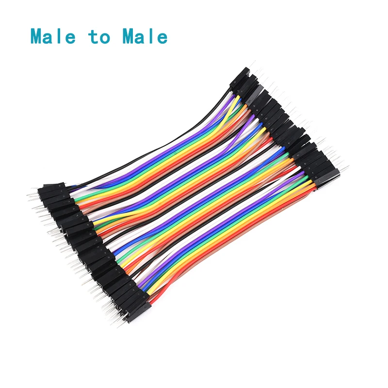 Dupont Line 10CM 20cm 30cm 40Pin Male to Male Male to Female and Female to Female Jumper Wire Dupont Cable for Arduino DIY KIT