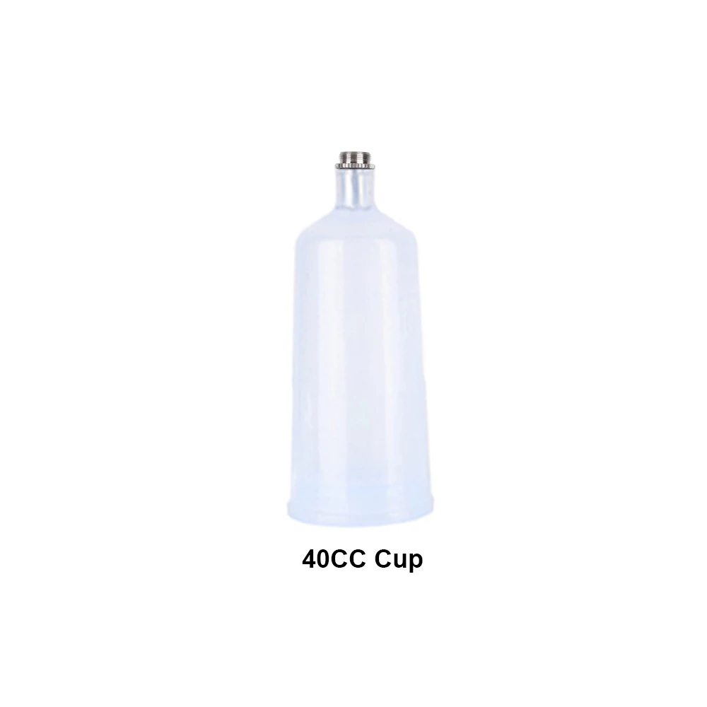 Airbrush Plastic Clear Cup Of Spray Gun 20CC 40CC Air Brush Pen Repleceable Changeable Accessories For Painting