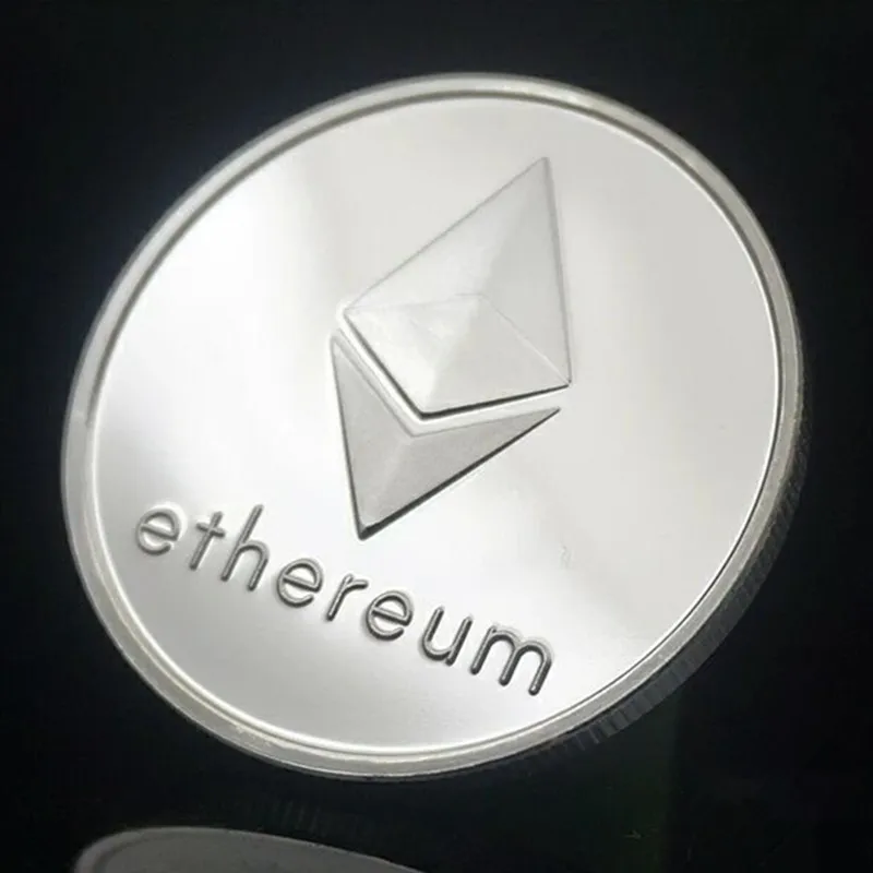 Creative Ethereum Coin Souvenir Gold Plated Collectible Great Gift Ethereum Art Collection Physical Commemorative Coin
