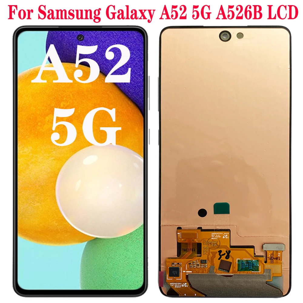 

6.5'' AMOLED LCD for Samsung A52 5G LCD Display Touch Screen Digitizer Assembly For Samsung A526 A526B A526F/DS Display