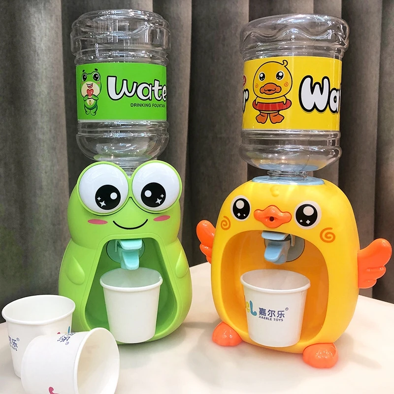 Novel and Funny Toy Desktop Mini Water Dispenser Children's Small Bucket Cute Simulated Beverage Machine Baby Gift