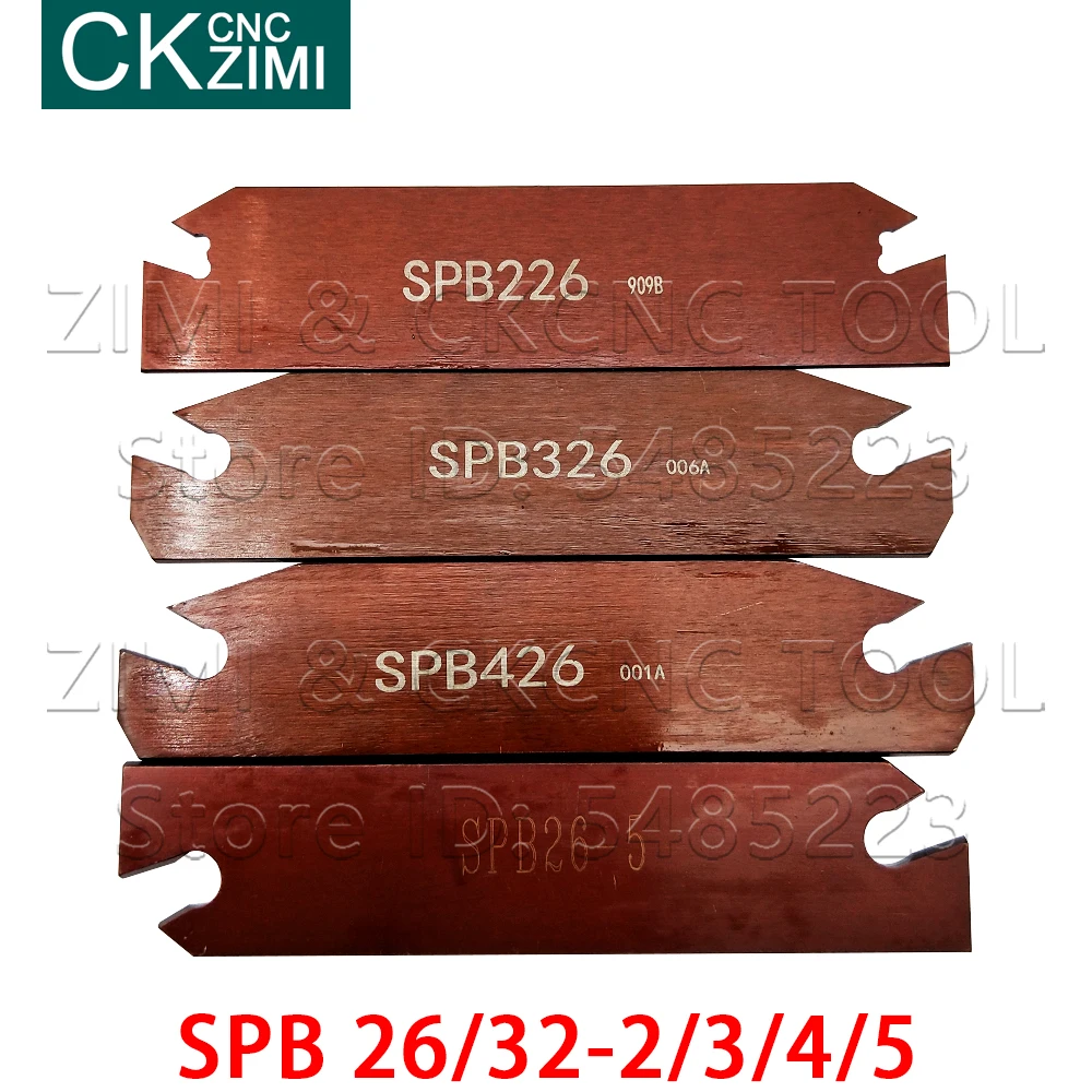 SPB26 - 2/ 3/ 4/ 5 SPB32-2/ 3/ 4/ 5 Set 그루 빙 SPB 슬롯 및 커팅 인서트 선반 SP200 SP300 SP400 용 CNC SPB 공구 홀더