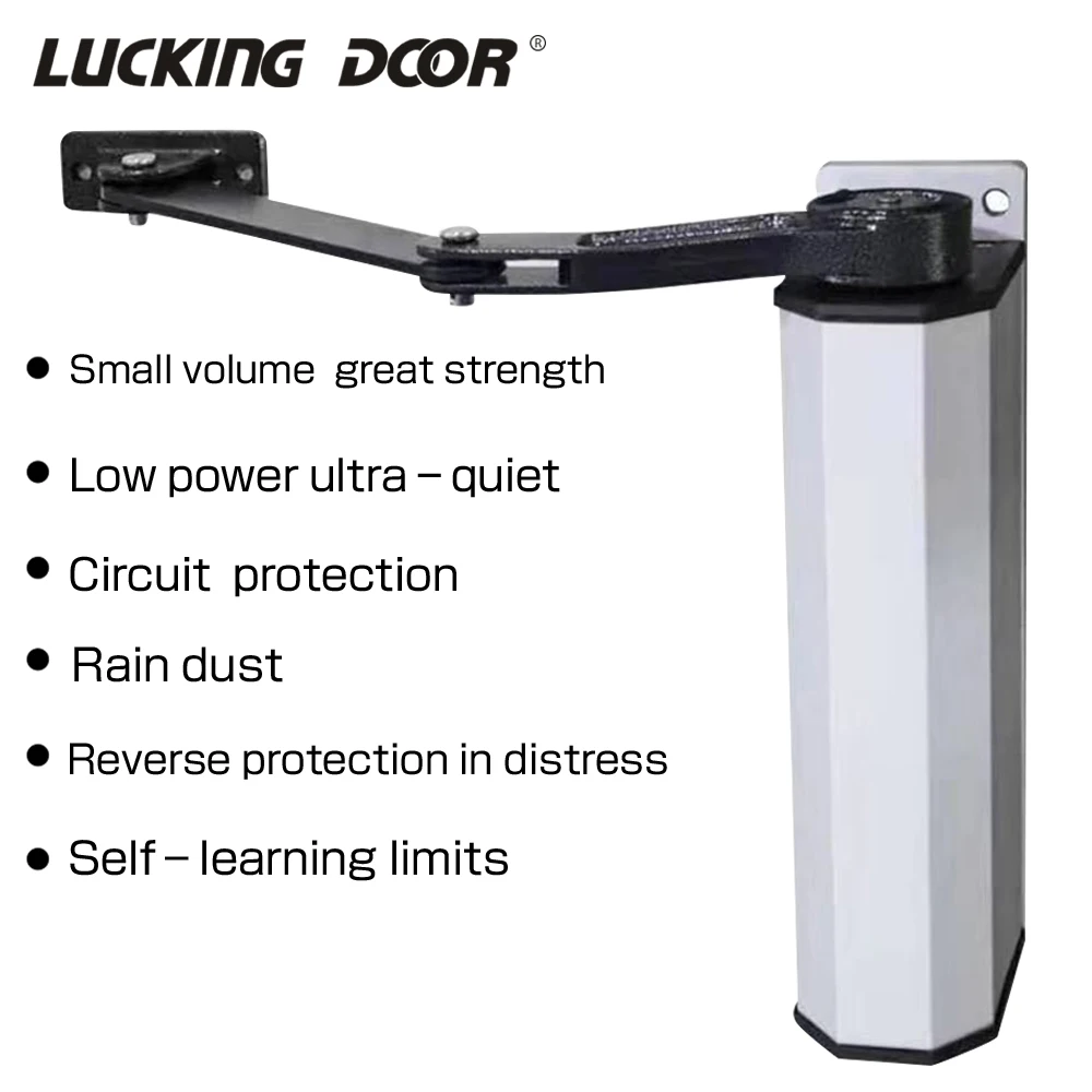 

90 Degree Flat Door Automatic Door Opener Waterproof Side-mounted Electric Automatic Gate Opener Community Control AC100-240V