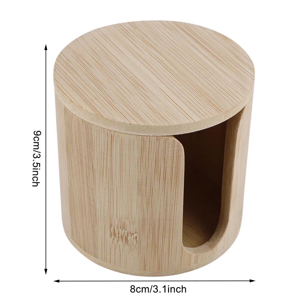 2021 High Quality Storage Wood Box Makeup Cotton Swab Storage Box Desktop finishing Cleansing Pad Organizer Container