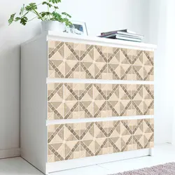 10/15/20cm Matte Geometric Pattern Wall Decals Home Bathroom Living Room Decor Tiles Sticker Peel & Stick Waterproof Wallpaper