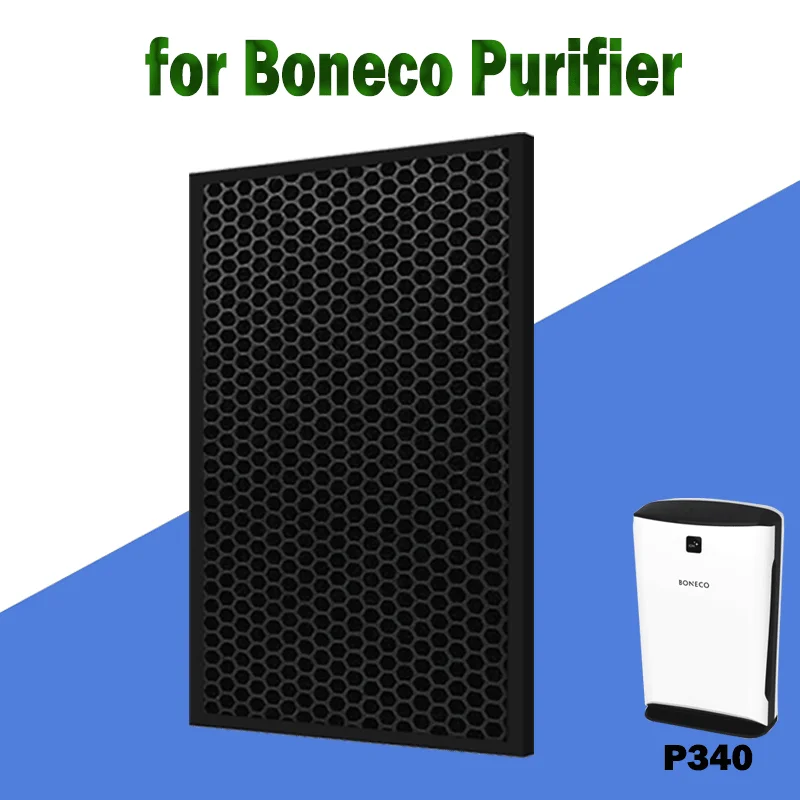 Replacement Hepa Filter + Activated Carbon Composite Air Filter 397*217*38mm for Air Purifier Boneco P340