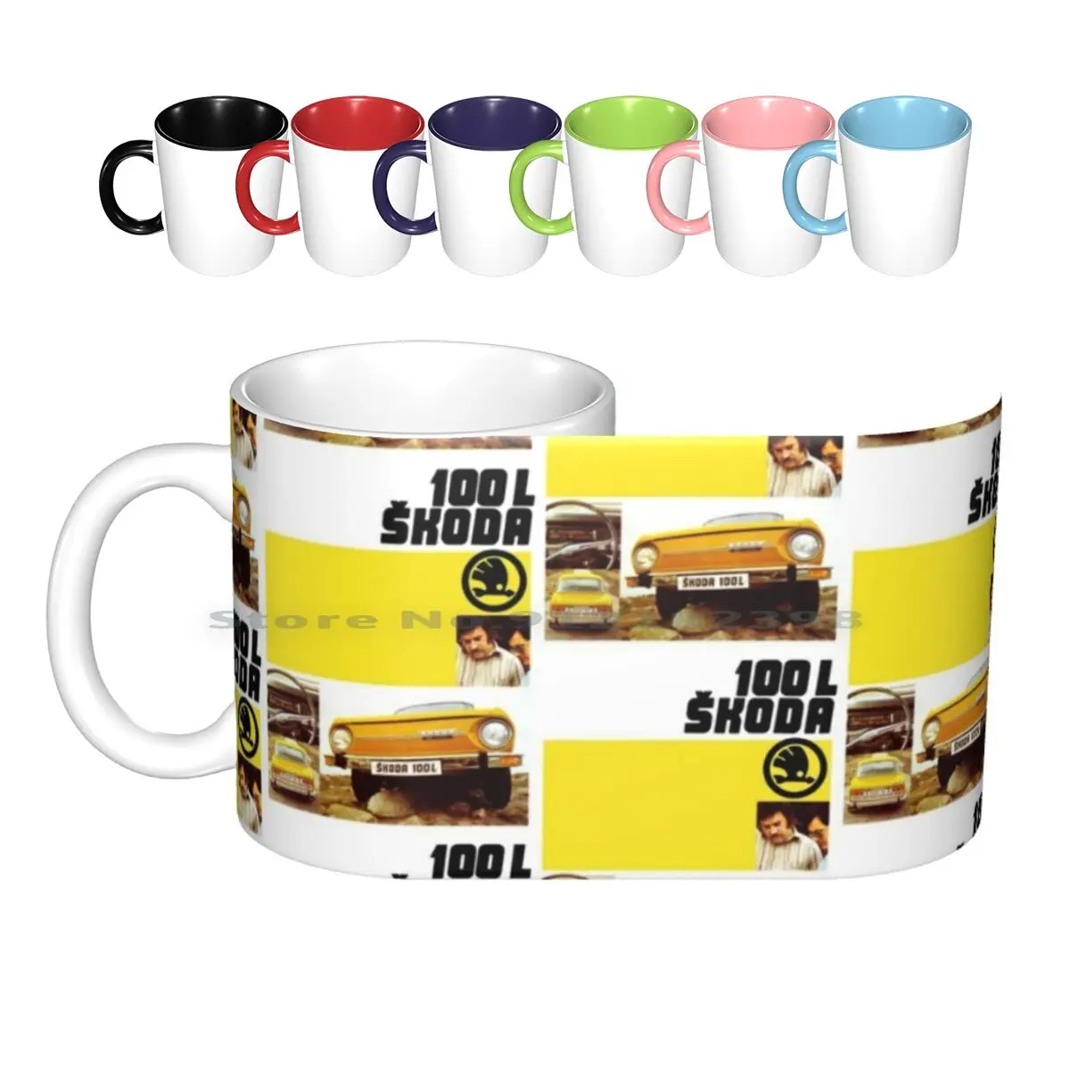 Skoda 100 L ( 1000mb ) Ceramic Mugs Coffee Cups Milk Tea Mug Skoda Estelle 1000 1000mb Rear Engine Small Family Car Cars