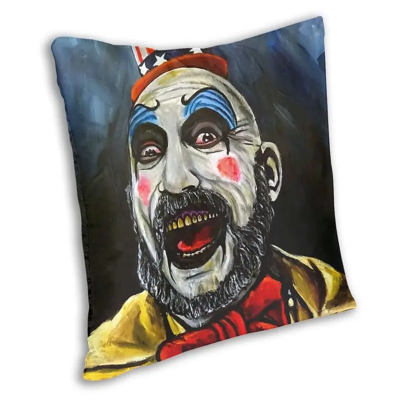 Captain Spaulding Cushion Covers Sofa Home Decor Horror Film House of 1000 Corpses Square Throw Pillow Case 45x45