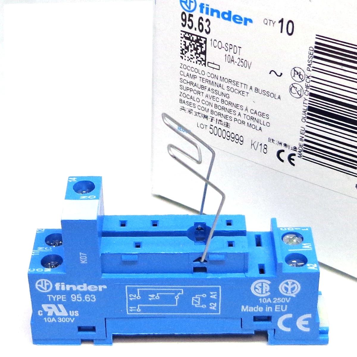 5PCS FINDER RELAY 40.31 24VDC 230VAC 40.31.9.024.0000 40.31.8.230.0000 40.31.7.024.0001 12A 8PIN 1CO 100%-new-original