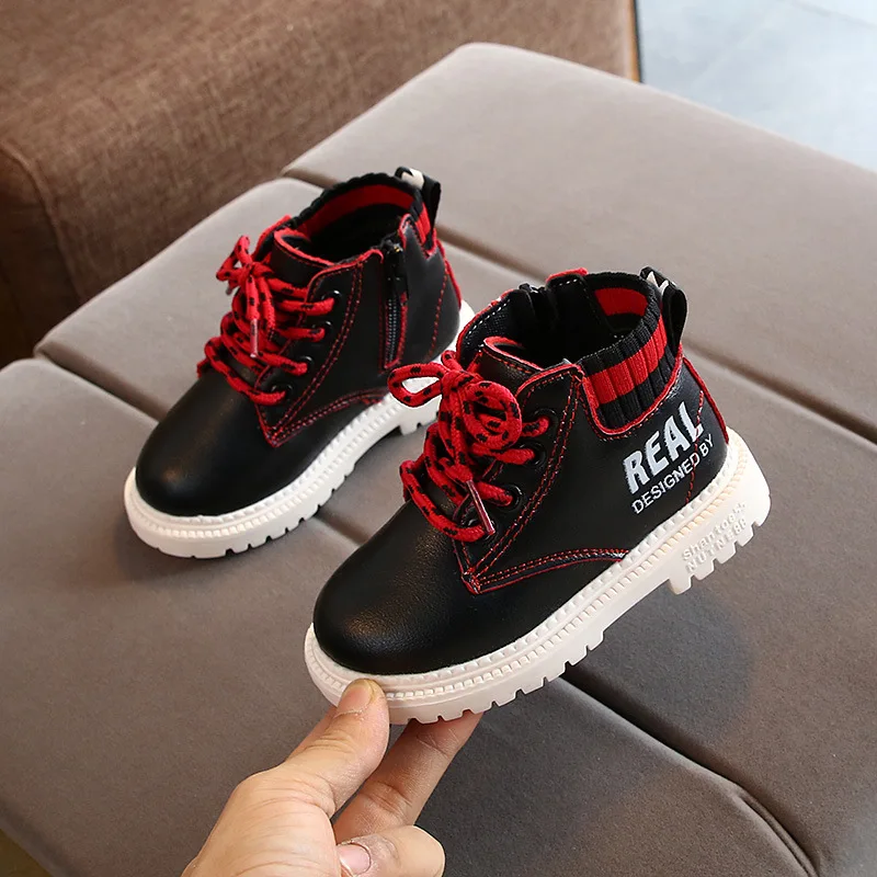 Autumn Winter Children Boots Waterproof Baby Fashion Sneaker Kids Snow Boots Boys Girls Boots Casual Shoes