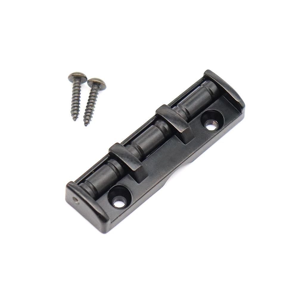 6 String Metal Guitar Roller Nut 3 Saddles With Screws Compatible For Strat or Tele Electric Guitar