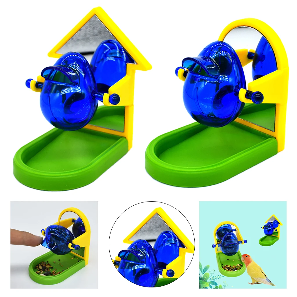 Bird Parrot Foraging Toy Dispenser Feeders Training for Parakeet Cockatiel