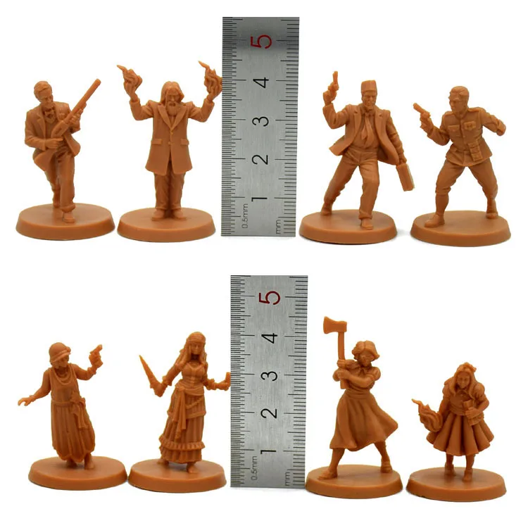

pvc figure model toy table game warchess investigator 8pcs/set