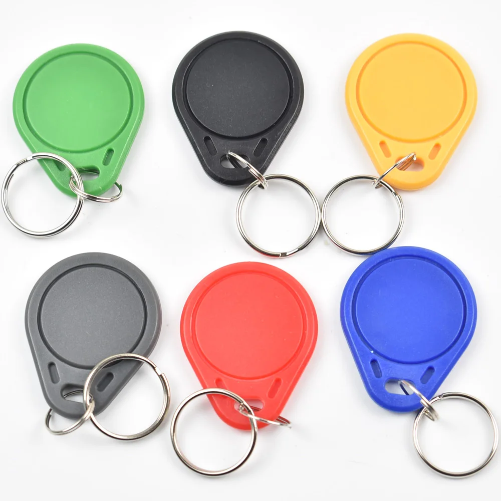 50pcs/Lot RFID Key Fobs 13.56MHz  Proximity  NFC 213 Keyfob Tag for all NFC Products