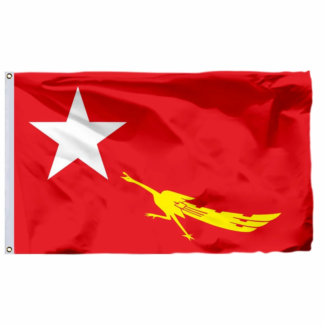 National League For Democracy Flag 90x150cm 3x5ft 100D Polyester Double Stitched High Quality Free Shipping