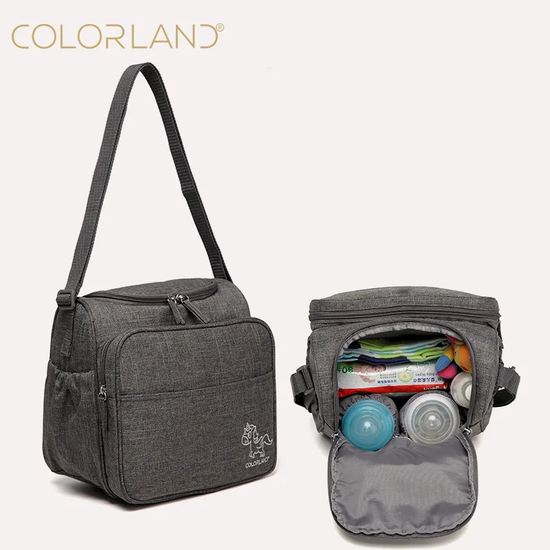 Colorland Baby Bag Mama Reizen Luiertas Organizer Luiers Moederschap Tassen Voor Moeder Messenger Luierzakken