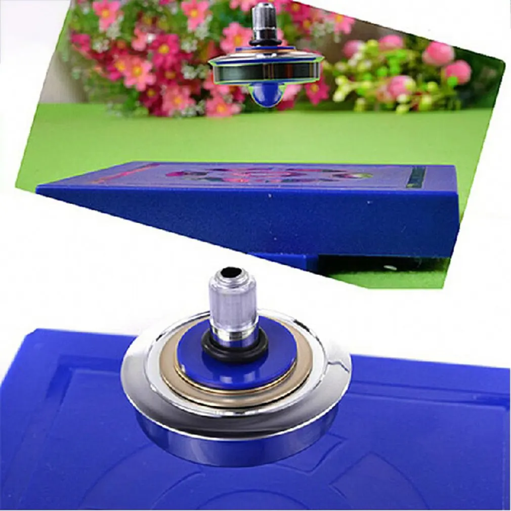 Kids Magnetic Spinning Top Levitation Magic Top Suspended UFO Floating Levitating portable Classic Toy