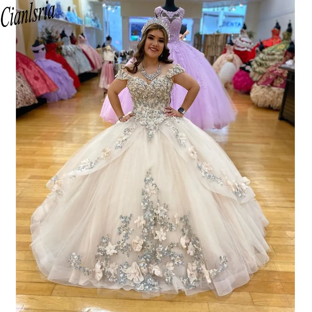 فساتين Quinceanera قبالة الكتف الكرة ثوب الحلو 16 سنة فساتين الأميرة لمدة 15 عاما vestidos دي 15 años anos